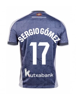 Real Sociedad Sergio Gomez #17 Replika Borta Kläder 2025-26 Kortärmad